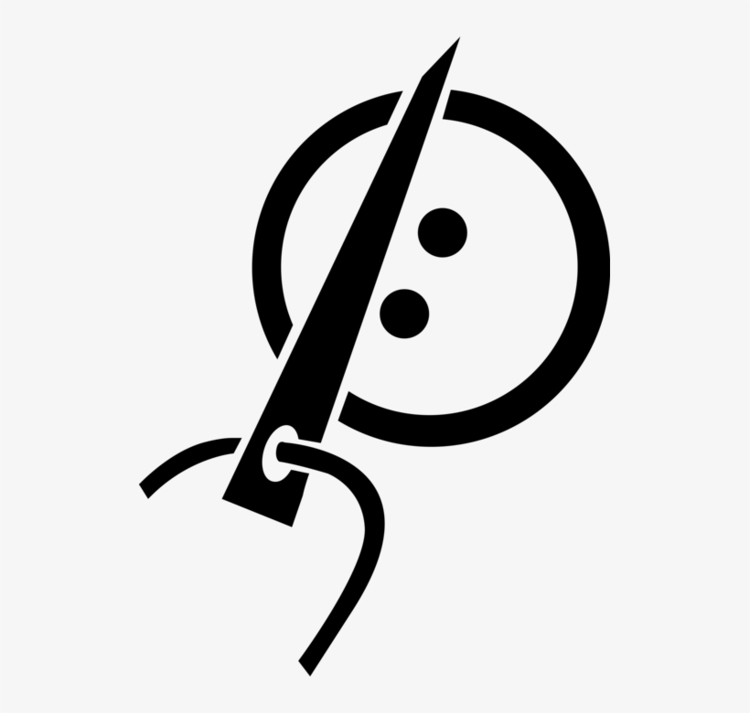 Vector Illustration Of Dressmaker Seamstress Sewing, transparent png #7693684