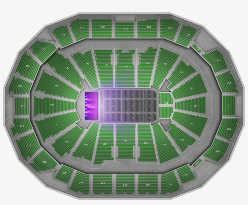 J Balvin - Fiserv Forum Seating Chart, transparent png #7693987