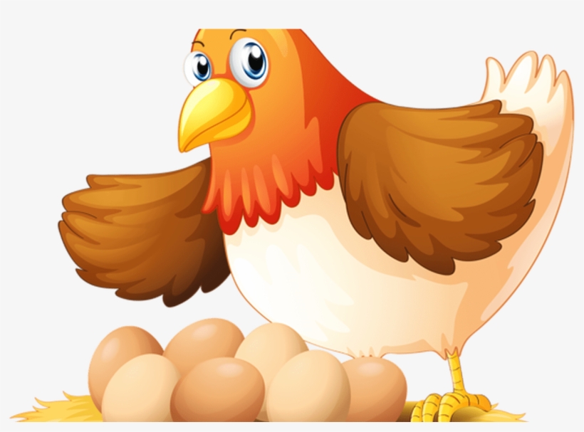 Chicken Clip Art Tongue Hot Trending Now - Hen With Egg Clipart, transparent png #7694059