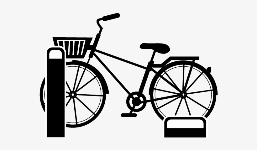 Bike Rental Bicycle Parking - Bicycle Parking Icon, transparent png #7694587