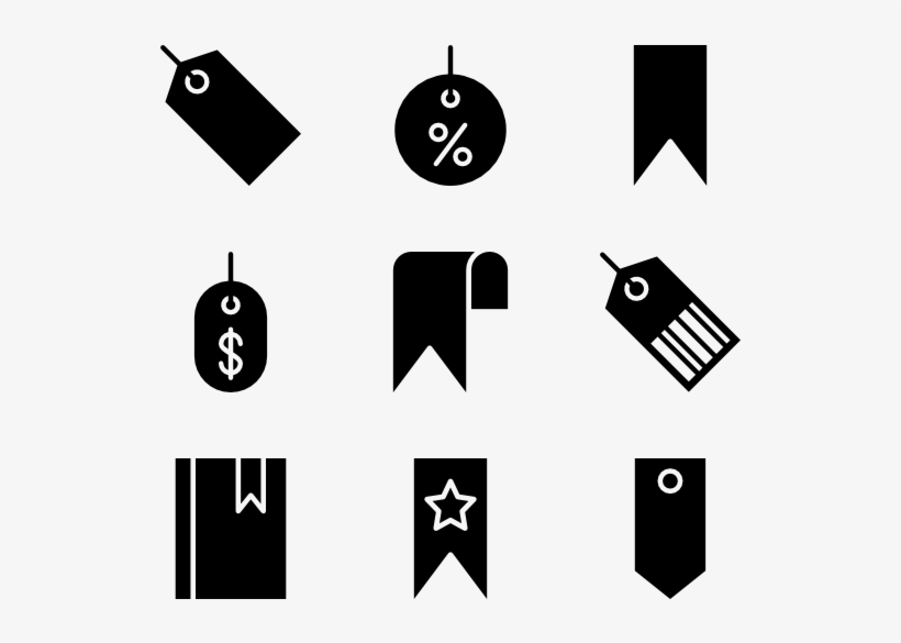 Bookmark Tag - Graphic Design, transparent png #7695549