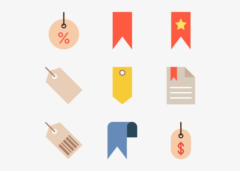 Bookmark Tag, transparent png #7695629