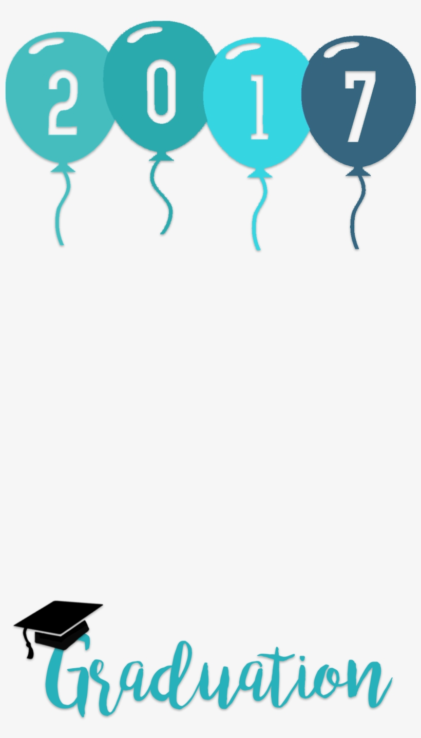 Blue 2017 Graduation Snapchat Filter Geofilter Maker - Snapchat Geofilters Png Graduation, transparent png #7695829