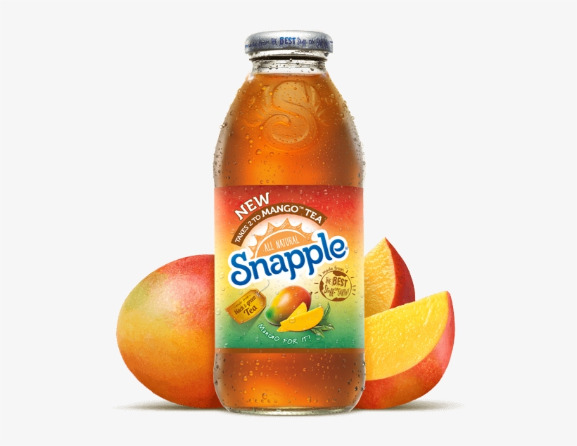 Takes Two To Mango Tea - Snapple Peach Mangosteen 16 Oz, transparent png #7696790