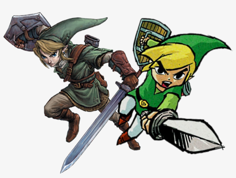 The Legend Of Zelda Images Link And Toon Link Hd Wallpaper - Link Legend Of Zelda Twilight Princess, transparent png #7697554