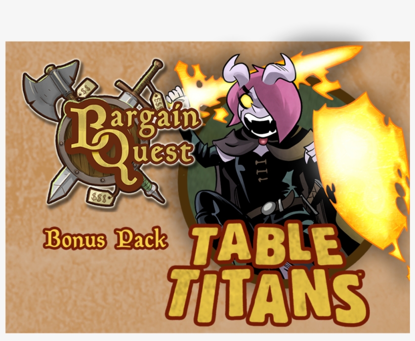 Table Titans Bonus Pack Square - Cartoon, transparent png #7698207