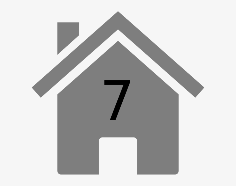 Seven Gray House Png, transparent png #7699257