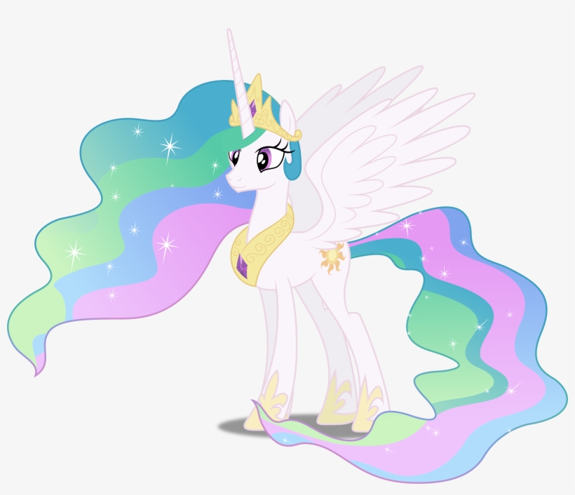 Sparkle Trail Png - Princess Celestia Mlp Vector, transparent png #770021