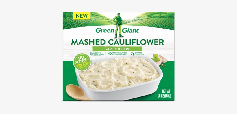 Product 1039product 1031gg Mashed Cauliflower Garlic - Mashed Cauliflower Green Giant, transparent png #770405