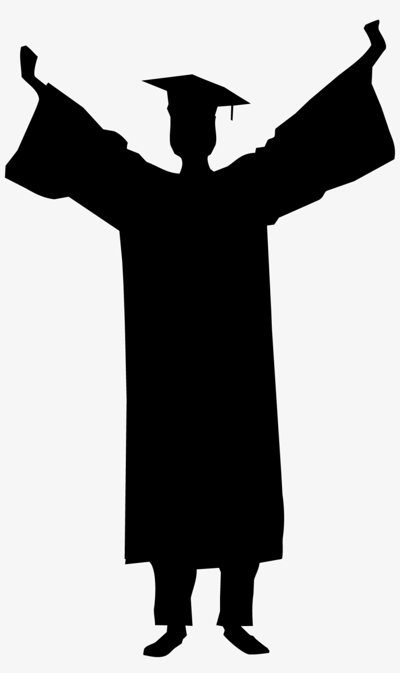 Graphic Freeuse Download Male Silhouette At Getdrawings - Graduate Silhouette Png, transparent png #770514