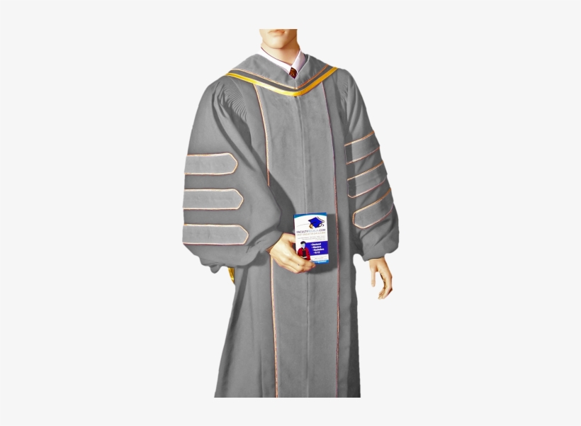 Gown - Grey Cap And Gown, transparent png #770547