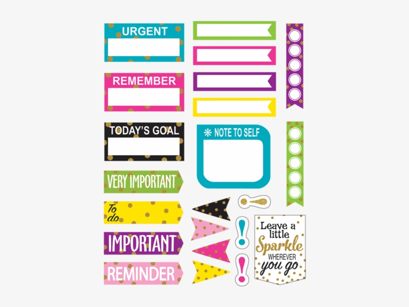 Confetti Planner Stickers - Teacher Planner Stickers, transparent png #770649