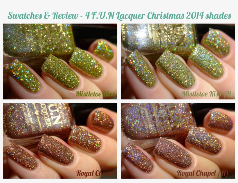 N Lacquer Christmas 2014 Collection Swatches Review - Lacquer, transparent png #770694