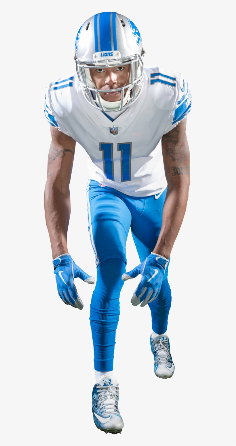 The Lions Began Wearing Separate Colored Uniforms On - Detroit Lions Uniforms, transparent png #770920