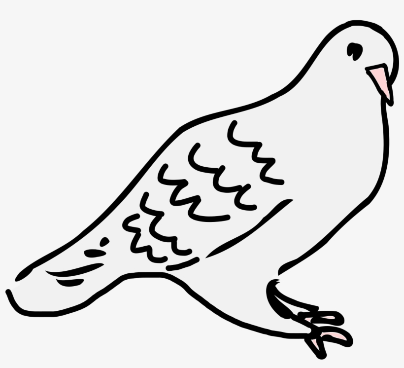 Medium Image - Sitting Dove Clip Art, transparent png #770945