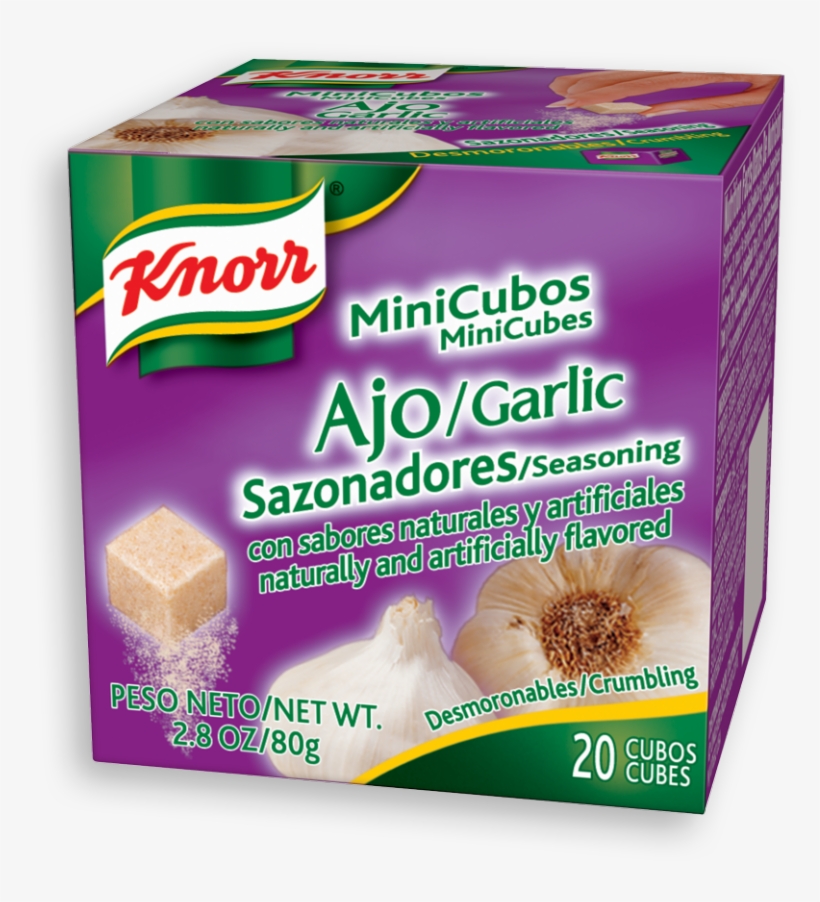 Knorr Garlic Mini 20 Cubes, transparent png #771068
