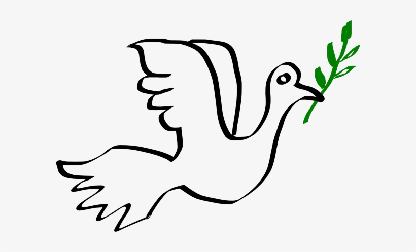 Doves Of Peace Clip Art - Peaceful Clipart, transparent png #771117