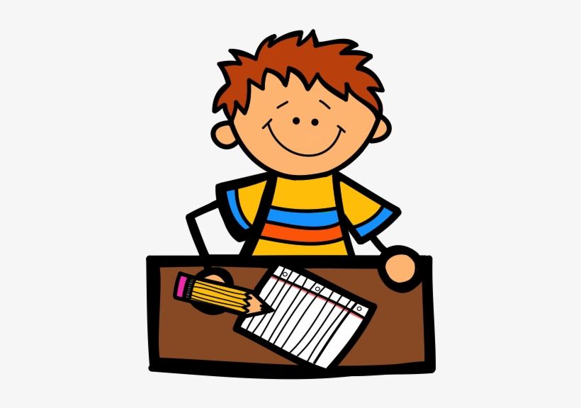 Daycare Clipart Write - Kid Writing Clipart, transparent png #771197