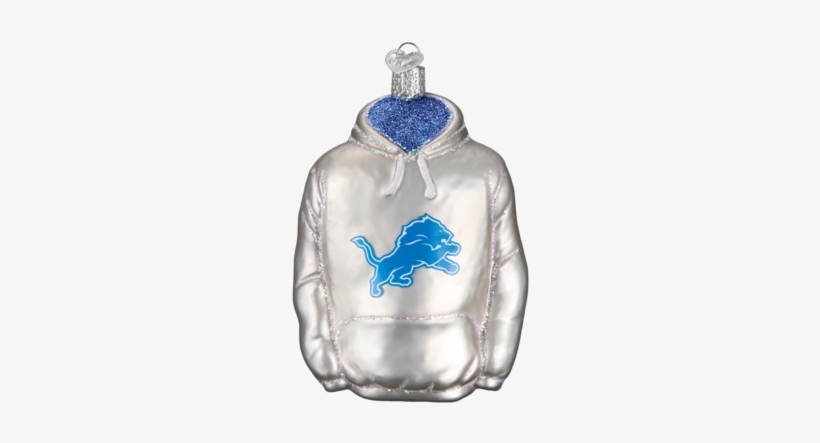 Detroit Lions Hoodie Ornament - Dallas Cowboys Hoodie 70903 Old World Christmas Ornament, transparent png #771419