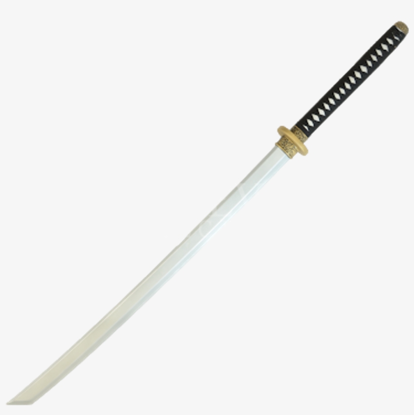 Espada Sword Ninja @lucianoballack - Black And Gold Sword, transparent png #771653