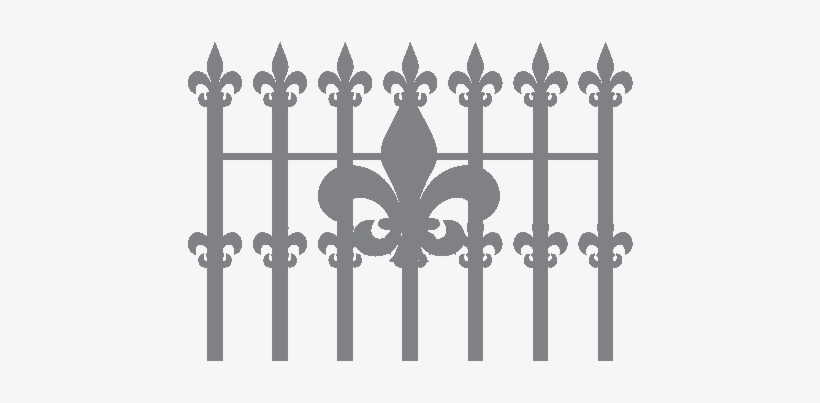 Dowel Rail Fencing - Wrought Iron Fence Icon, transparent png #771703