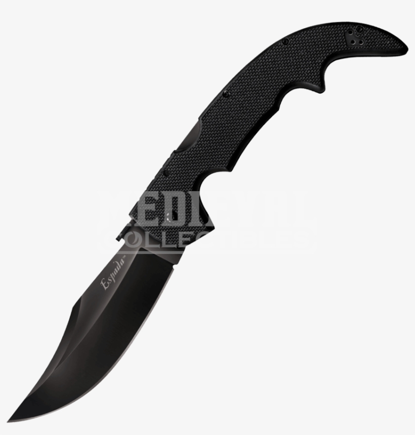 Large G 10 Espada Folder By Cold Steel - Cold Steel Espada Large Black, transparent png #772455