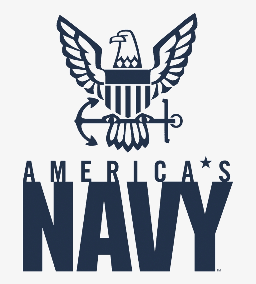 Navy Eagle Logo Youth T Shirt - Us Navy, transparent png #772861