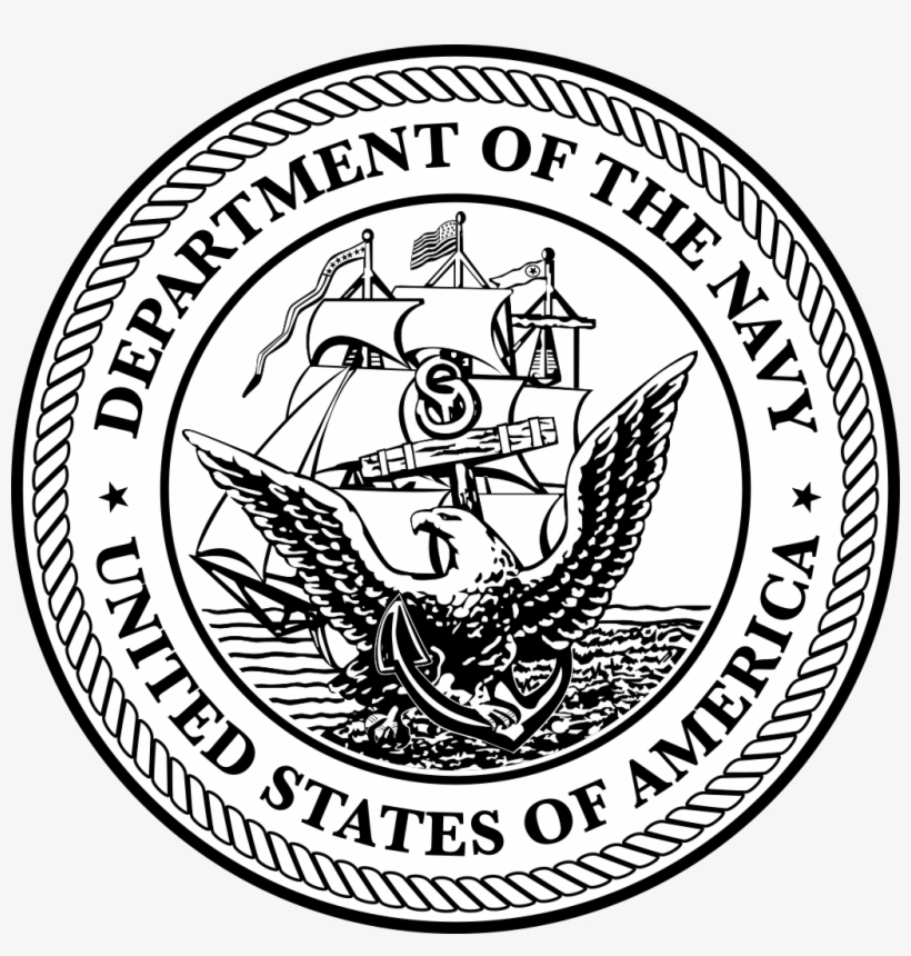 Free Download Department Of The Navy Clipart United - Marine Seal Deparment Of The Navy Black, transparent png #772886
