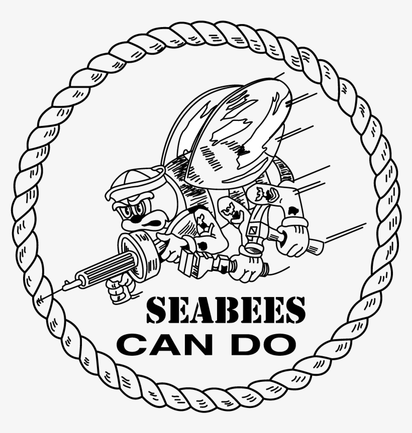 Seabees Can Do Logo, transparent png #773190