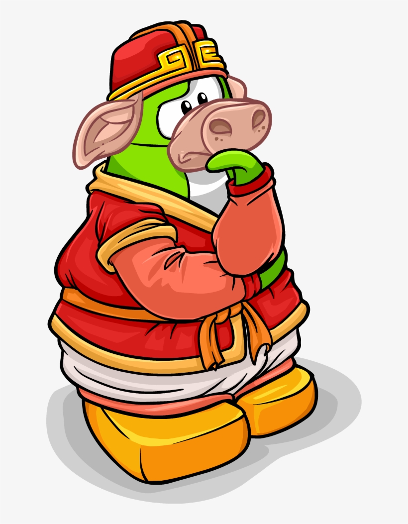Funny Pig - Png - Club Penguin Pig Costume, transparent png #773192