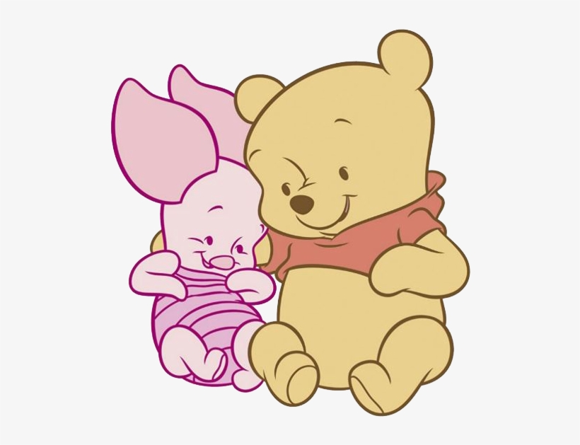 Baby Piglet Pooh Hug 7rtmcl Clipart - Winnie The Pooh Colouring, transparent png #773349