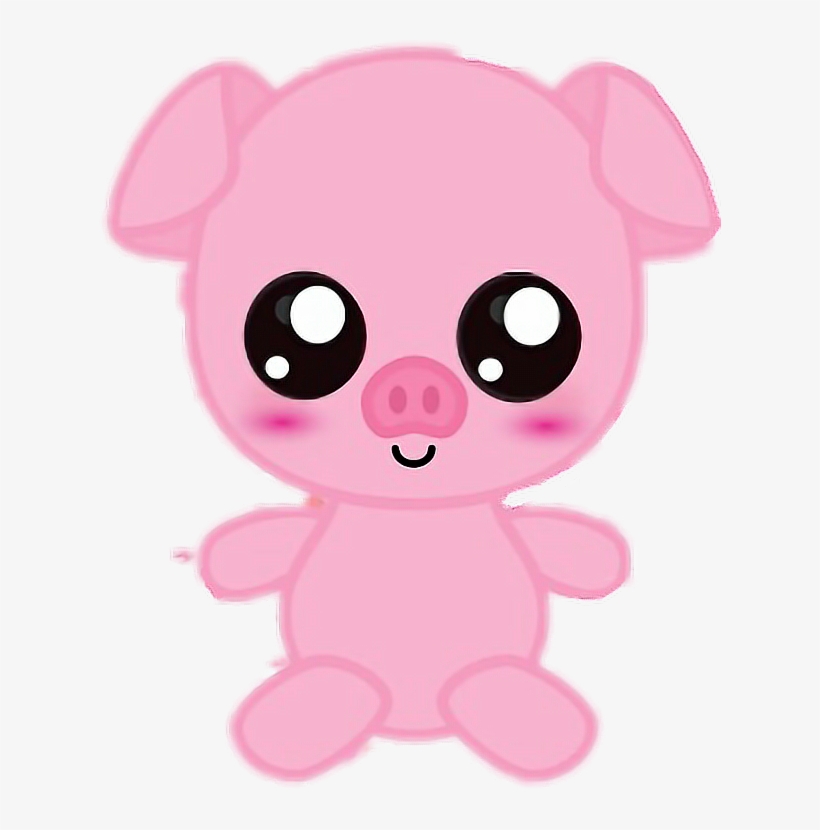 Cute Pig Piggy Cutie Art Drawing Animals Interesting - Angel Lilo Y Stitch, transparent png #773448