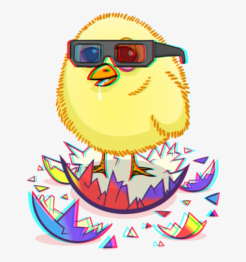 Psychedelic 3d Chick - Psychedelic 3d Png, transparent png #773450
