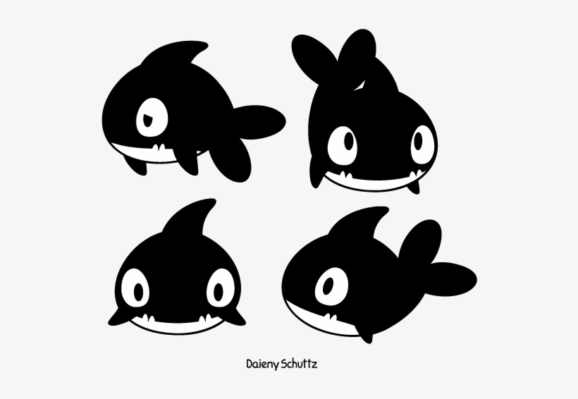 Chibi Orca By Daieny On Deviantart - Chibi Killer Whale, transparent png #773655