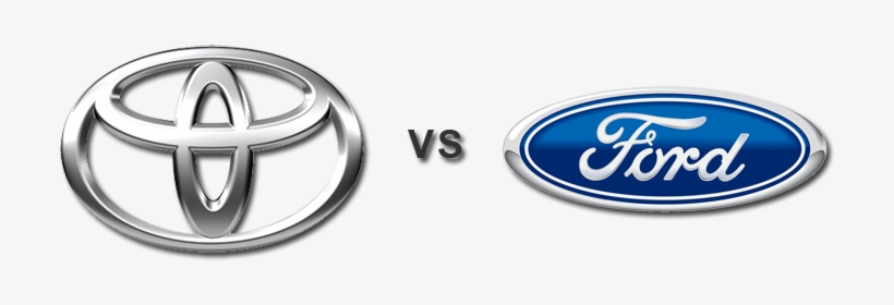 Fusion Hybrid - Toyota Vs Ford Logo, transparent png #773863