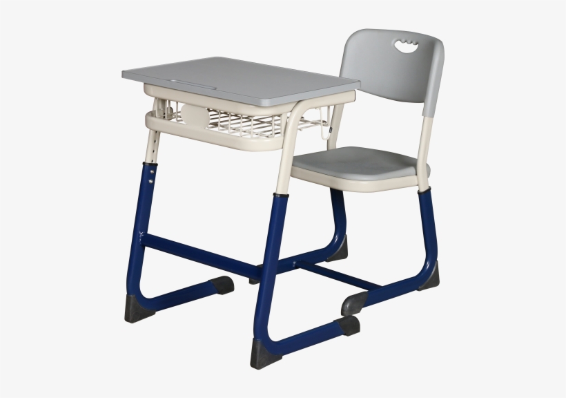 Single School Desk And Chair Student Desk Used Student - Writing Desk, transparent png #774287