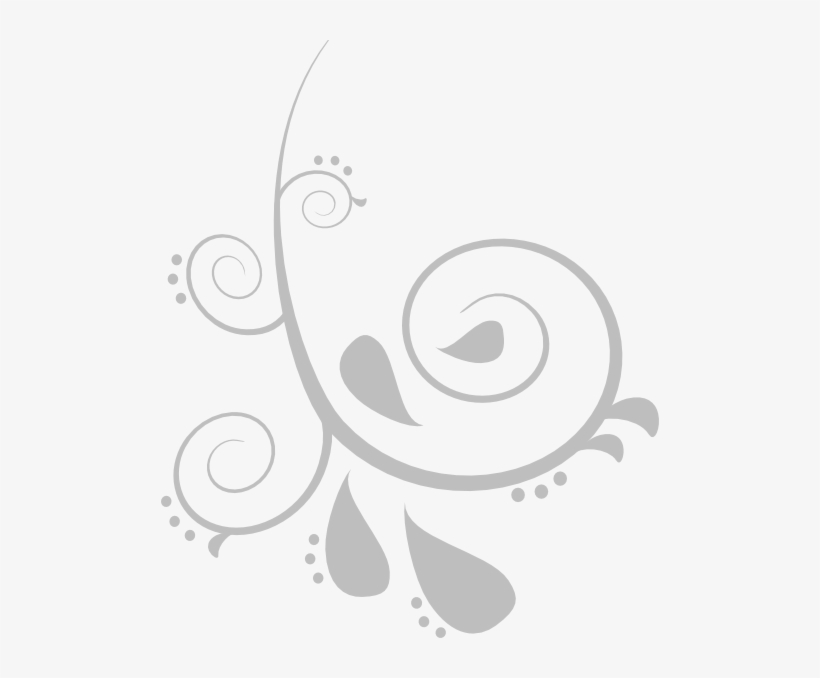 Swirl Clip Art At Clker Com Vector - Silver And Blue Swirls, transparent png #774800