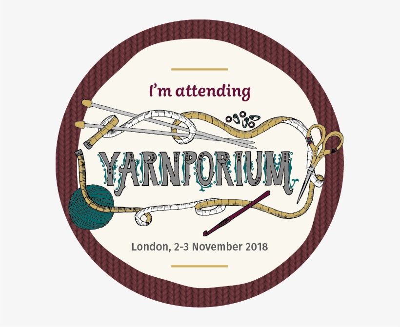 Yarnporium 2018 Badges Aw Attending - London, transparent png #775240