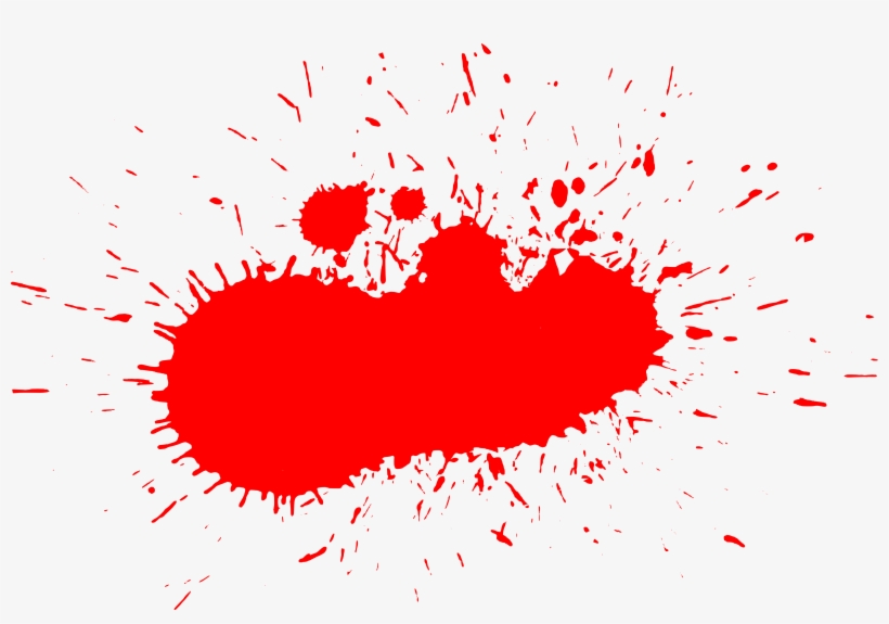 15 Red Paint Splatters - Painting, transparent png #775812