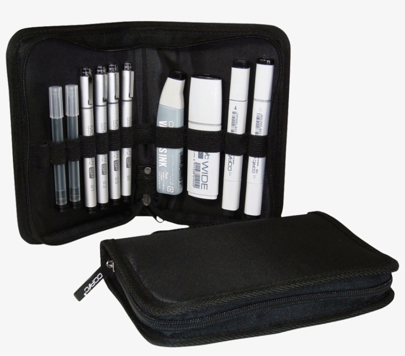Copic Black Ink Pro Liner Set - Copic Marker Mini Wallet, transparent png #775889
