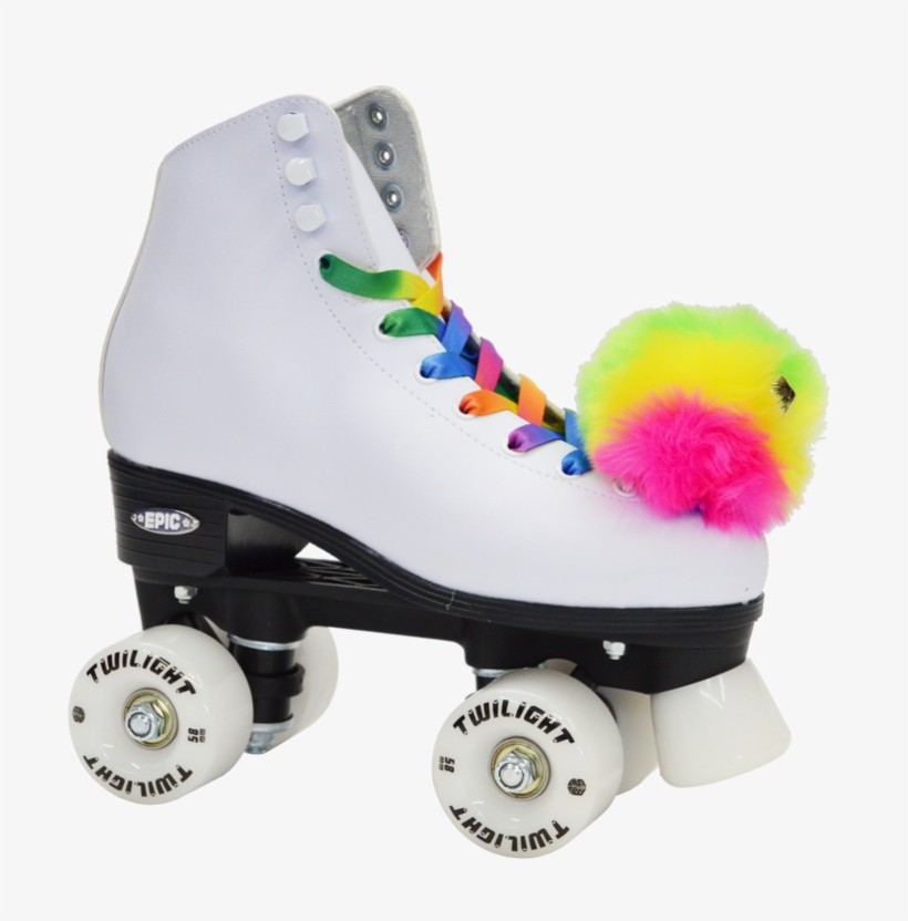 Epic Allure Light-up Roller Skates - Epic Skates Allure08 Light-up Quad Roller Skates, White, transparent png #775974