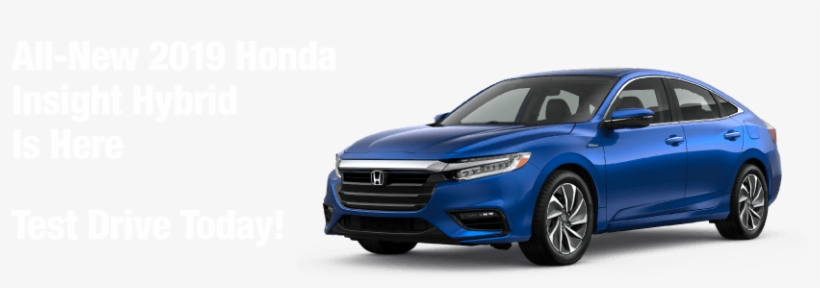 Luther Brookdale Honda 2019 Insight Hybrid Is Here - 2019 Honda Insight Cosmic Blue, transparent png #776114