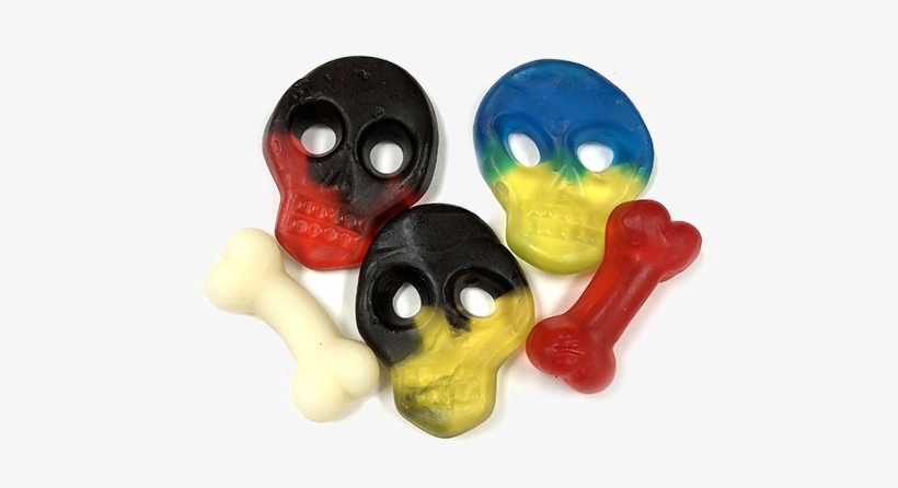 Gustaf's Gummi Skulls & Bones - Pound, transparent png #776122