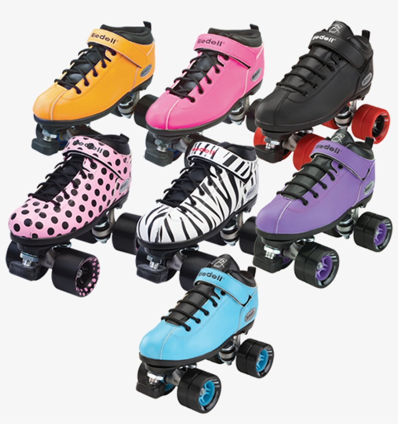 Riedell Dart Roller Skate Set - Riedell Dart Polka Dot Roller Skate, transparent png #776622