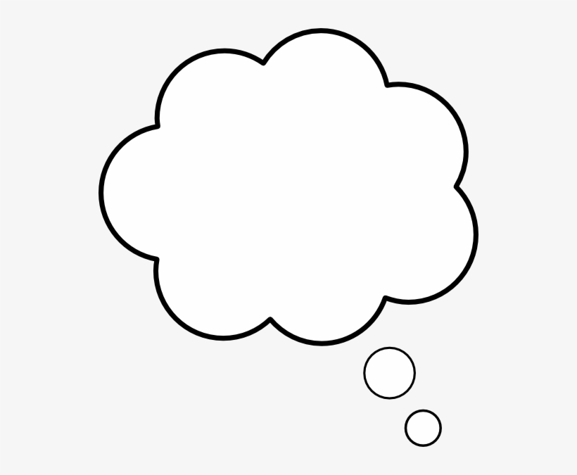 White Thought Bubble Transparent, transparent png #776871