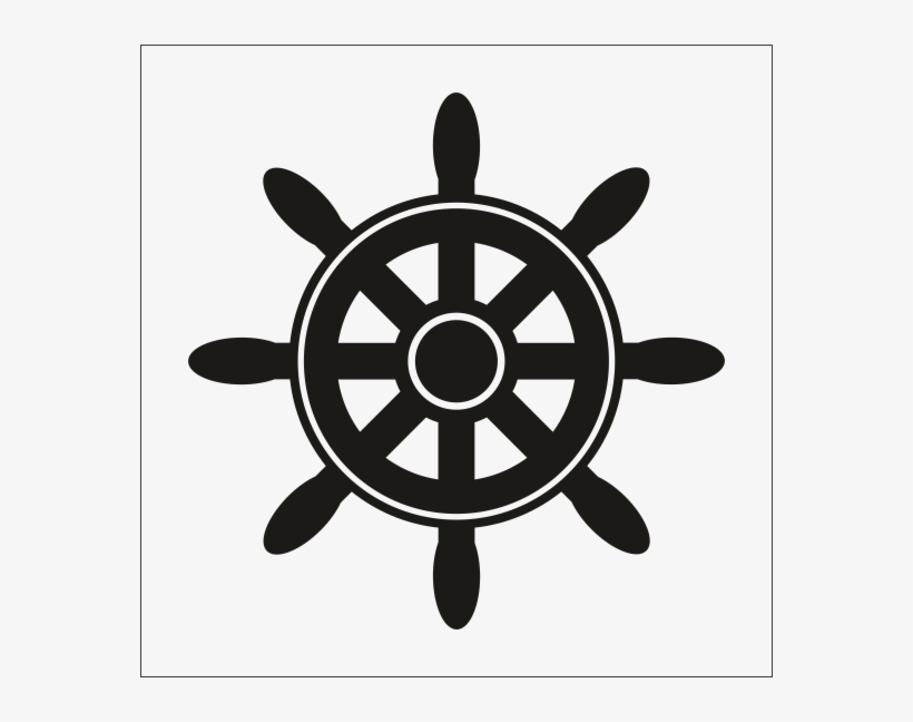 Download Nautical Theme Party Free Printables Clipart - Ship Wheel Silhouette, transparent png #777101