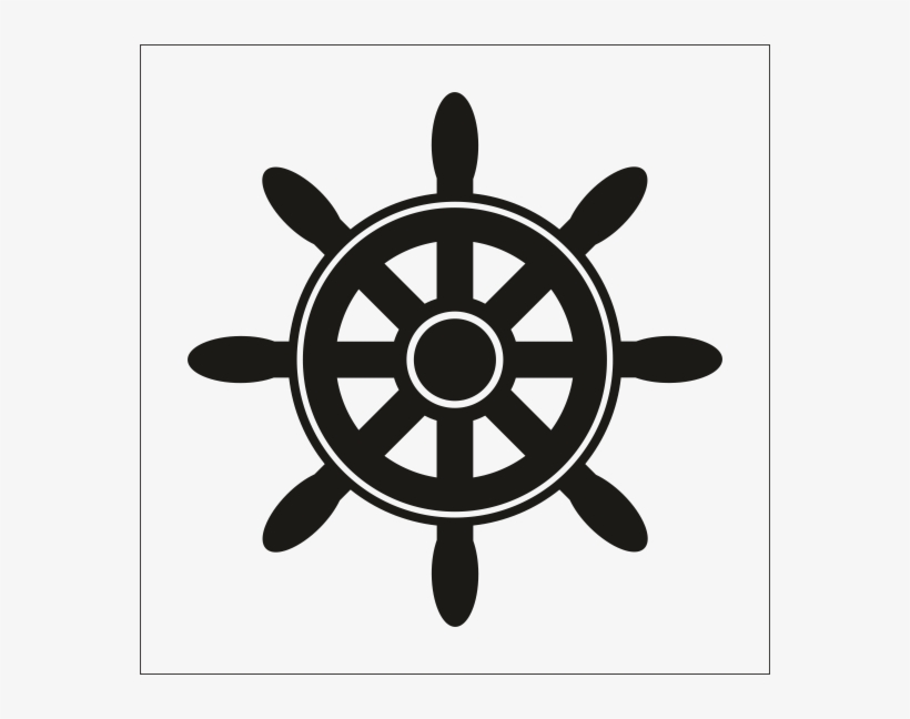 Download Nautical Theme Party Free Printables Clipart - Ship Wheel Silhouette, transparent png #777101