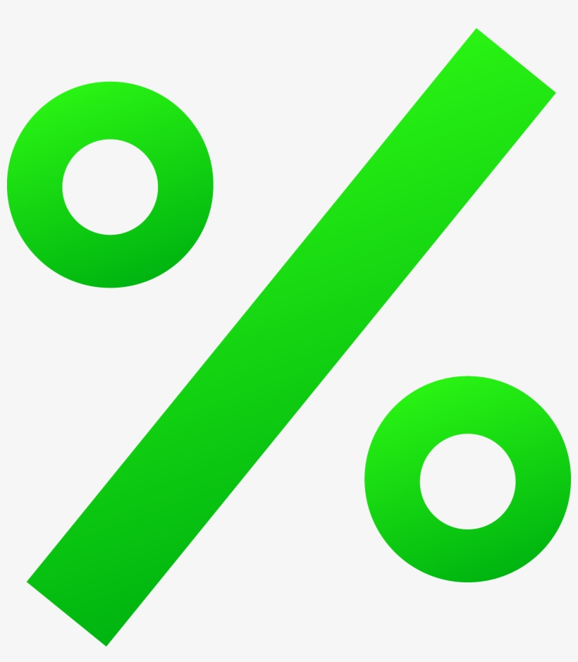 Mathematics Clipart Transparent - Percentage Sign Clip Art, transparent png #777271