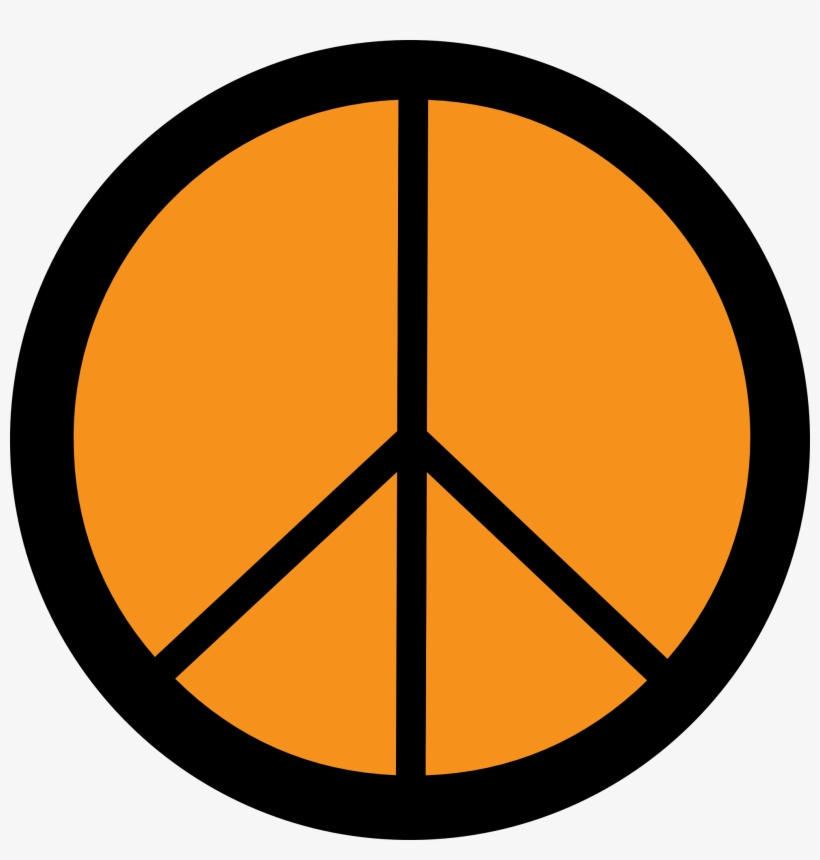 Peace Sign Free Peace Animations Clipart - Peace Sign Line Drawing, transparent png #777478