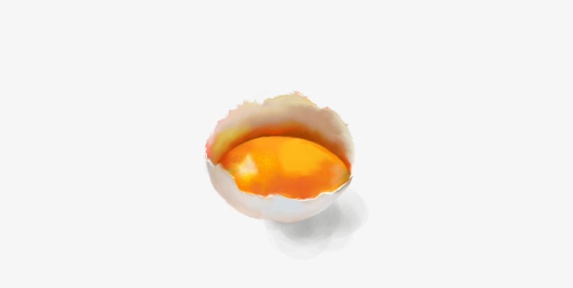 Egg Yolk In Half Shell - Yolks Png, transparent png #778153